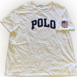 Polo Ralph Lauren USA Team USA Men’s Shirt Tshirt XXL 2XL White Red Blue